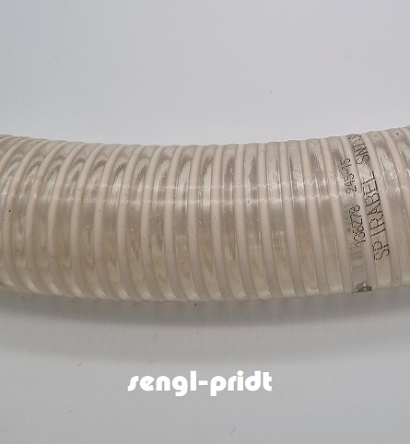 PVC Spiralschlauch Ø 80mm WEISS L2 Saug- und Druckschlauch; 1 Meter