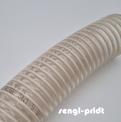 PVC Spiralschlauch Ø 60mm WEISS L2 Saug- und Druckschlauch; 1 Meter